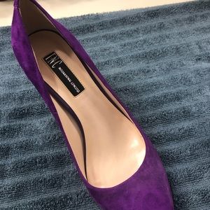 Purple pumps